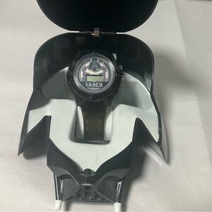 Disney Black Star Wars Darth Bader Watch, Collectors Edition